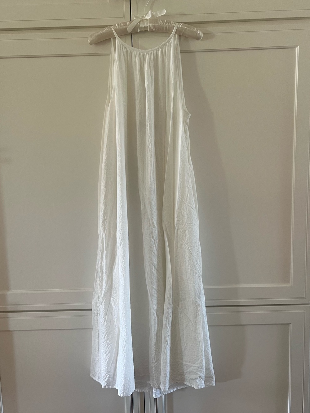 Jenni Kayne White Drift Maxi Dress Sz Large - Picture 4 of 14